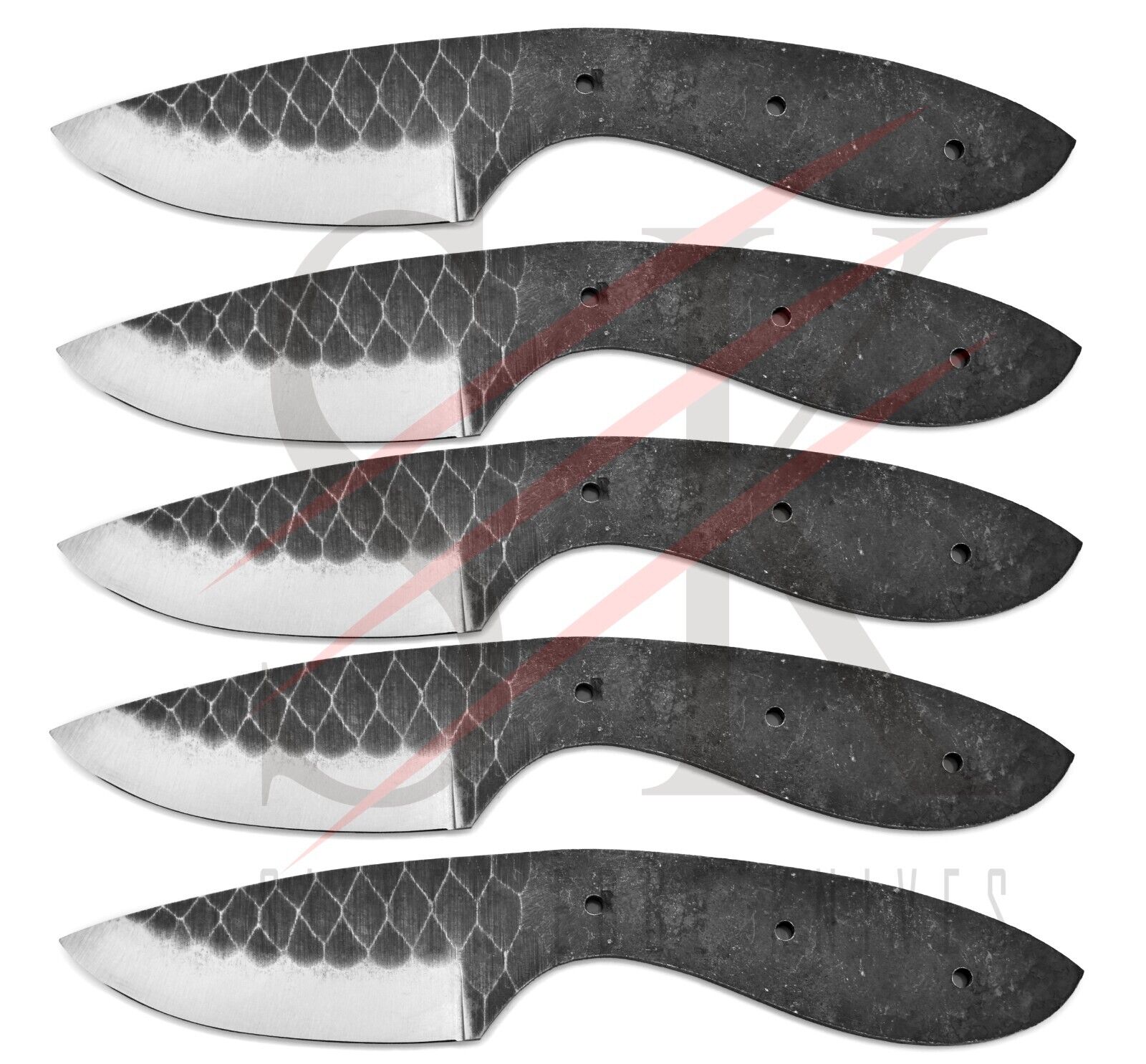 Lot of 5 Handmade High Carbon Steel Knife Blank Blade For Knives Making - BBL269
