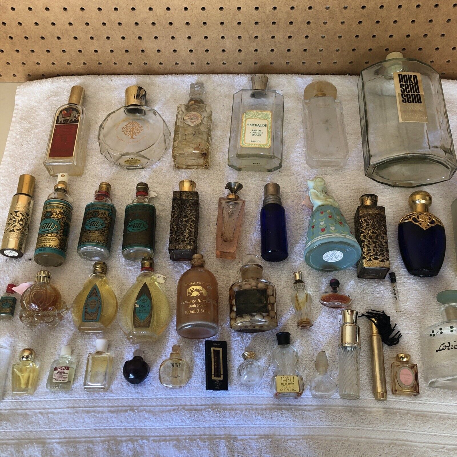 Lot Of Perfume And Mix Empty Bottles 