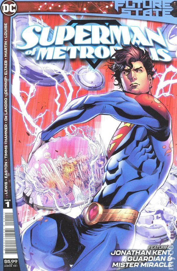 Future State Superman of Metropolis 1A Timms VF 2021 Stock Image
