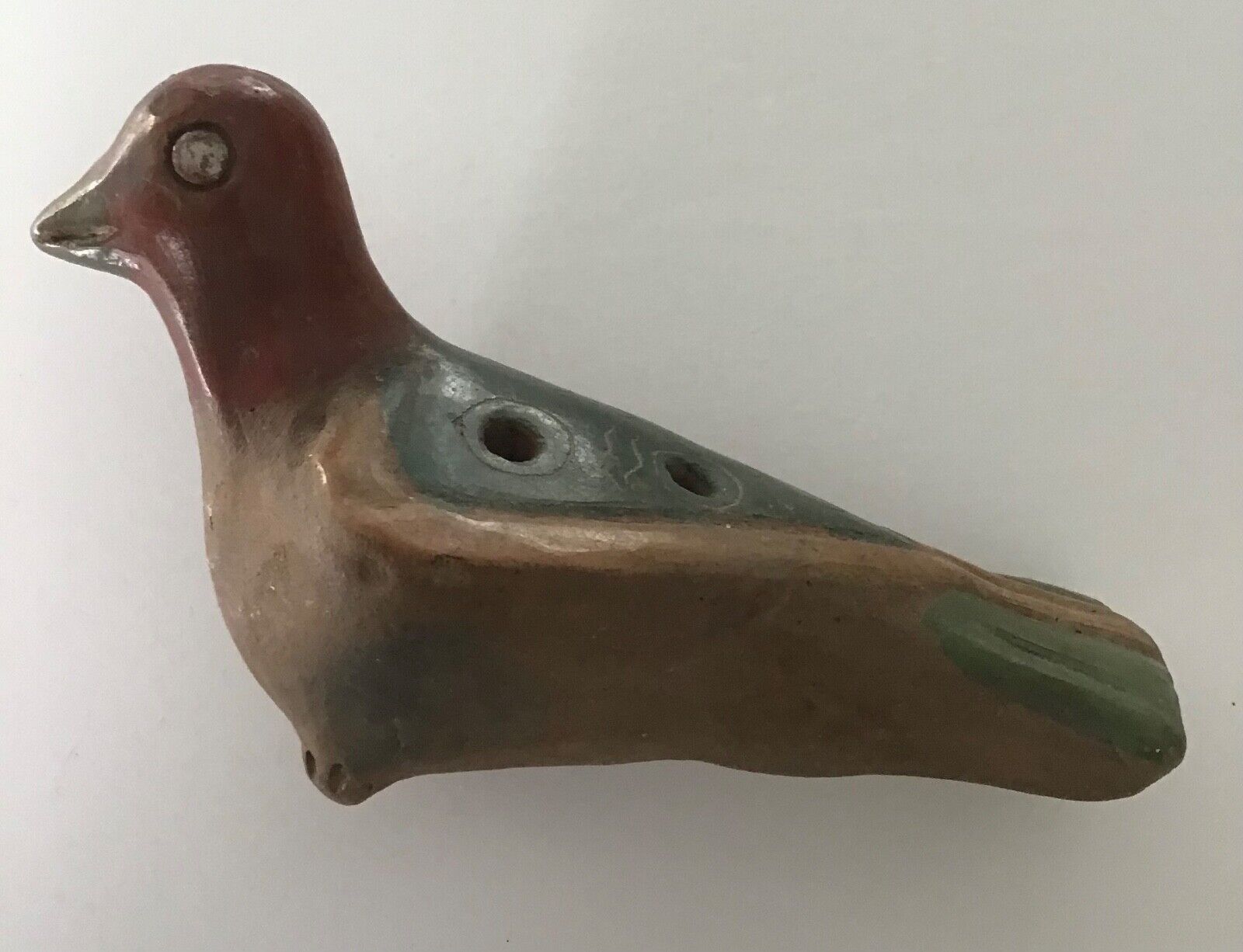 WHISTLE, FLUTE MEXICAN CLAY PIGEON VINTAGE