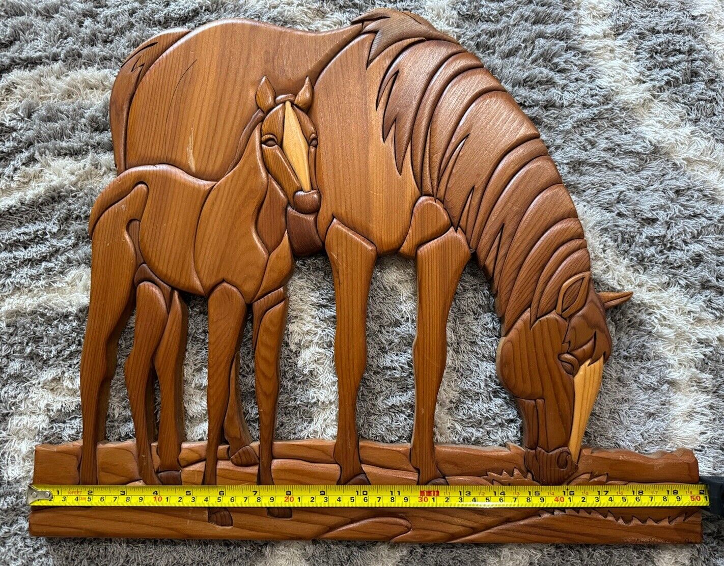 Wooden Horse Wall Art