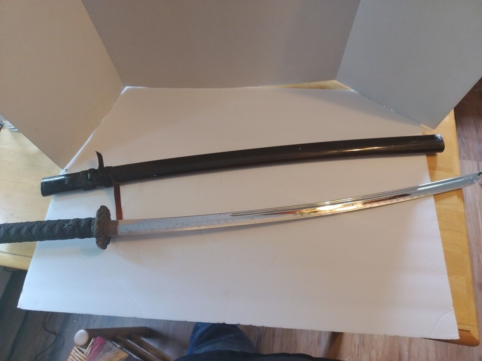  Japanese Samurai Imitation Sword Vintage With Sheath 