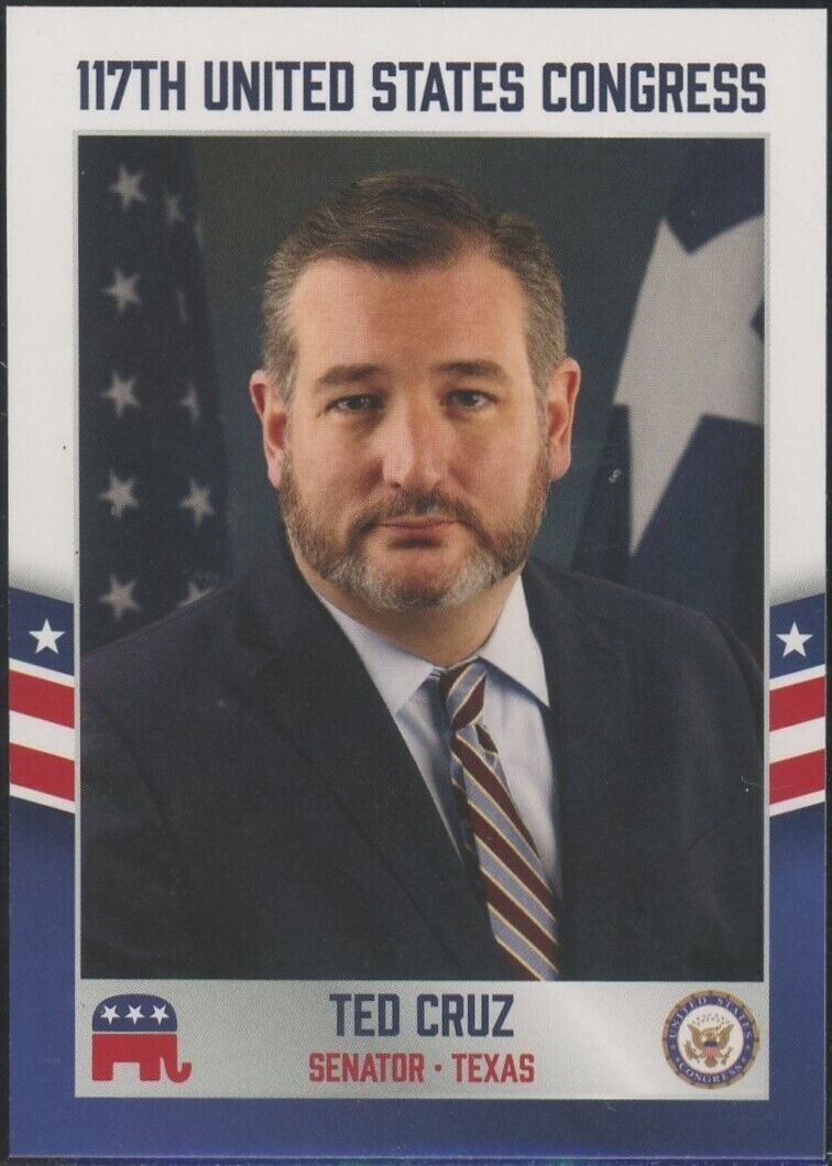 2021 Fascinating Cards 117th US Congress Ted Cruz Texas GOP #86