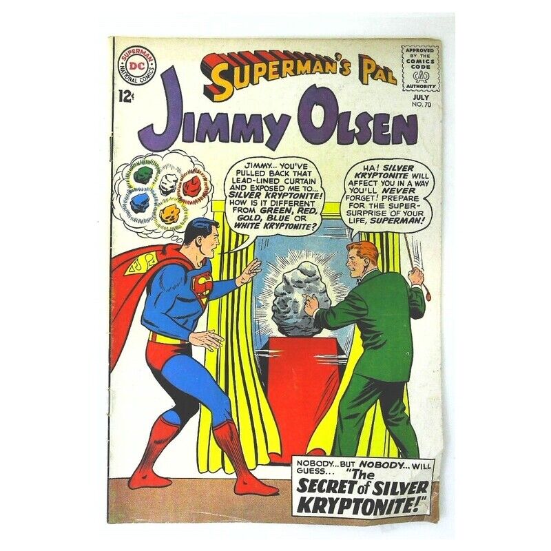 Superman\'s Pal Jimmy Olsen #70  - 1954 series DC comics Fine minus [n~