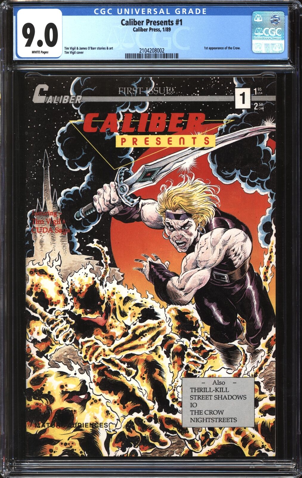 Caliber Presents (1989) #1 CGC 9.0 VF/NM