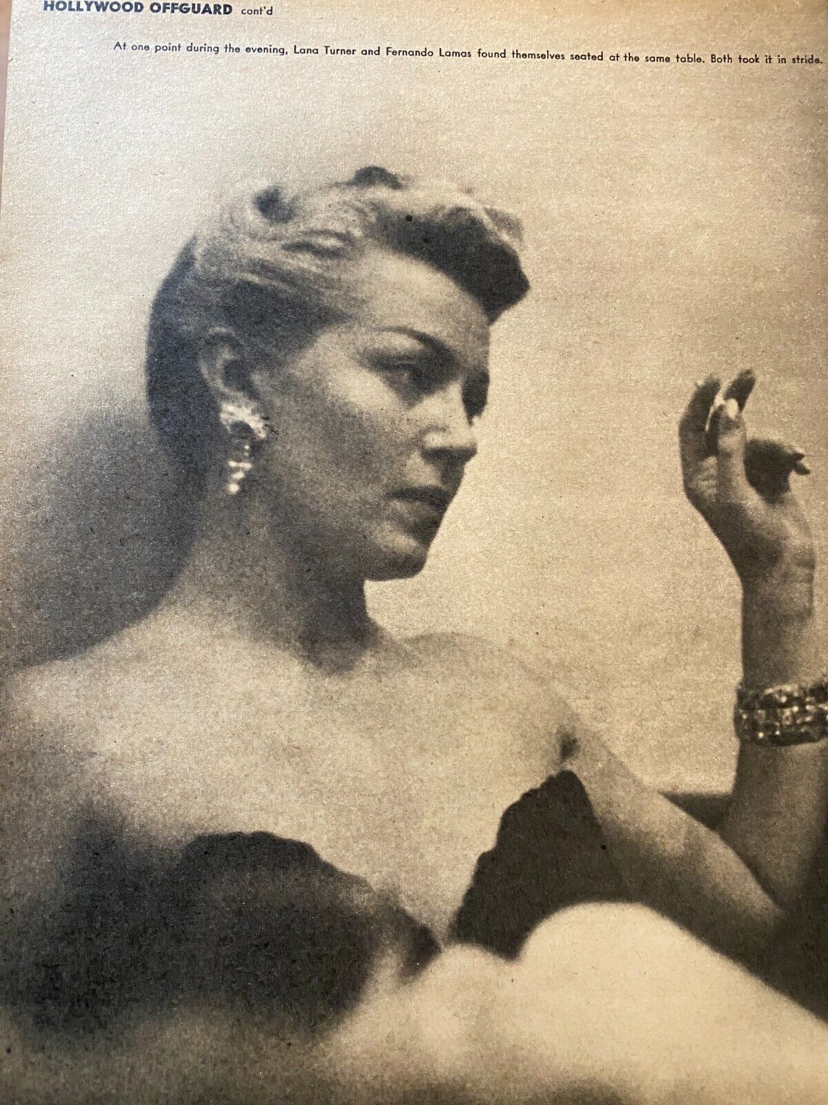 Lana Turner, Full Page Vintage Pinup