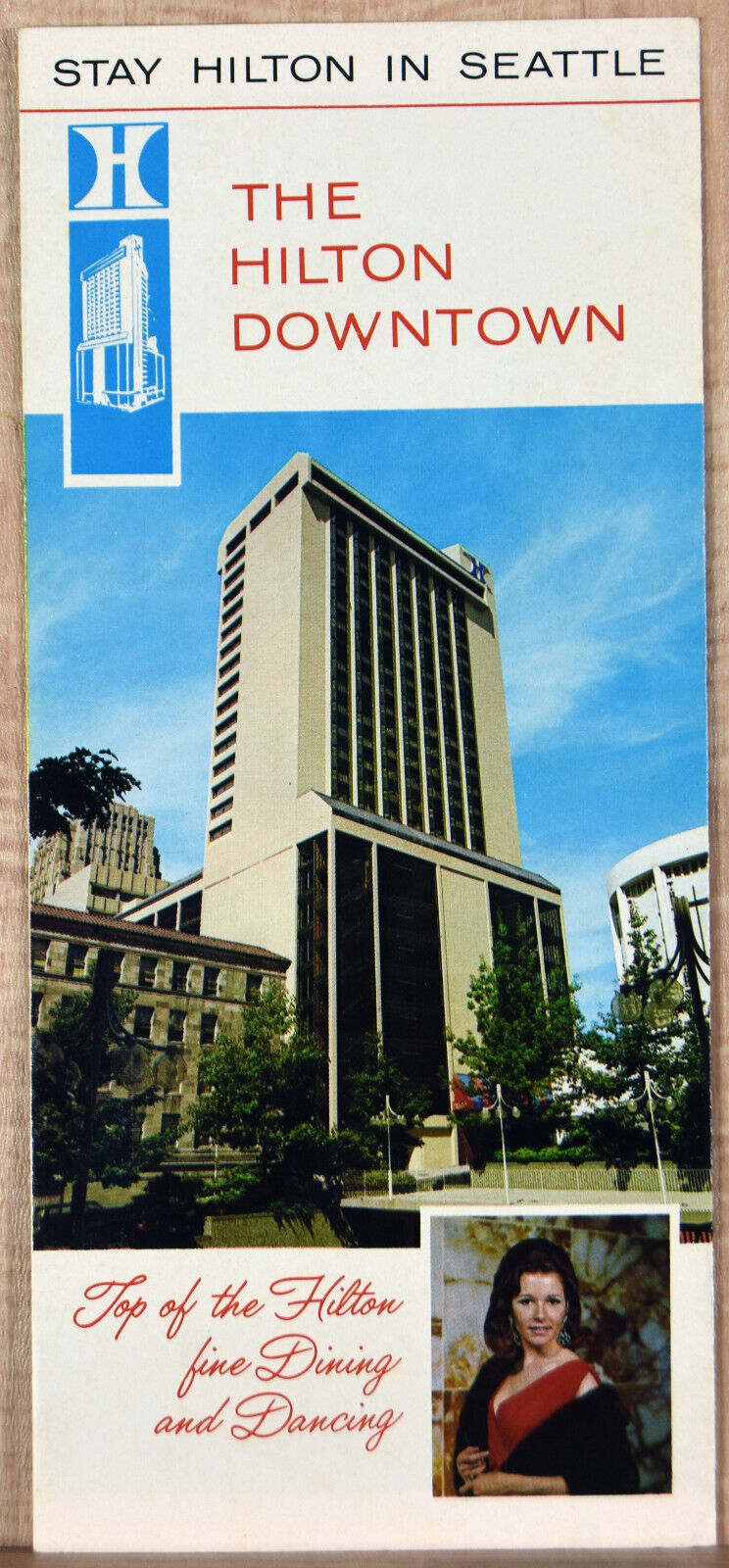 1970s Pamphlet The Hilton Downtown Seattle Hotel Sourdough Grill Washington