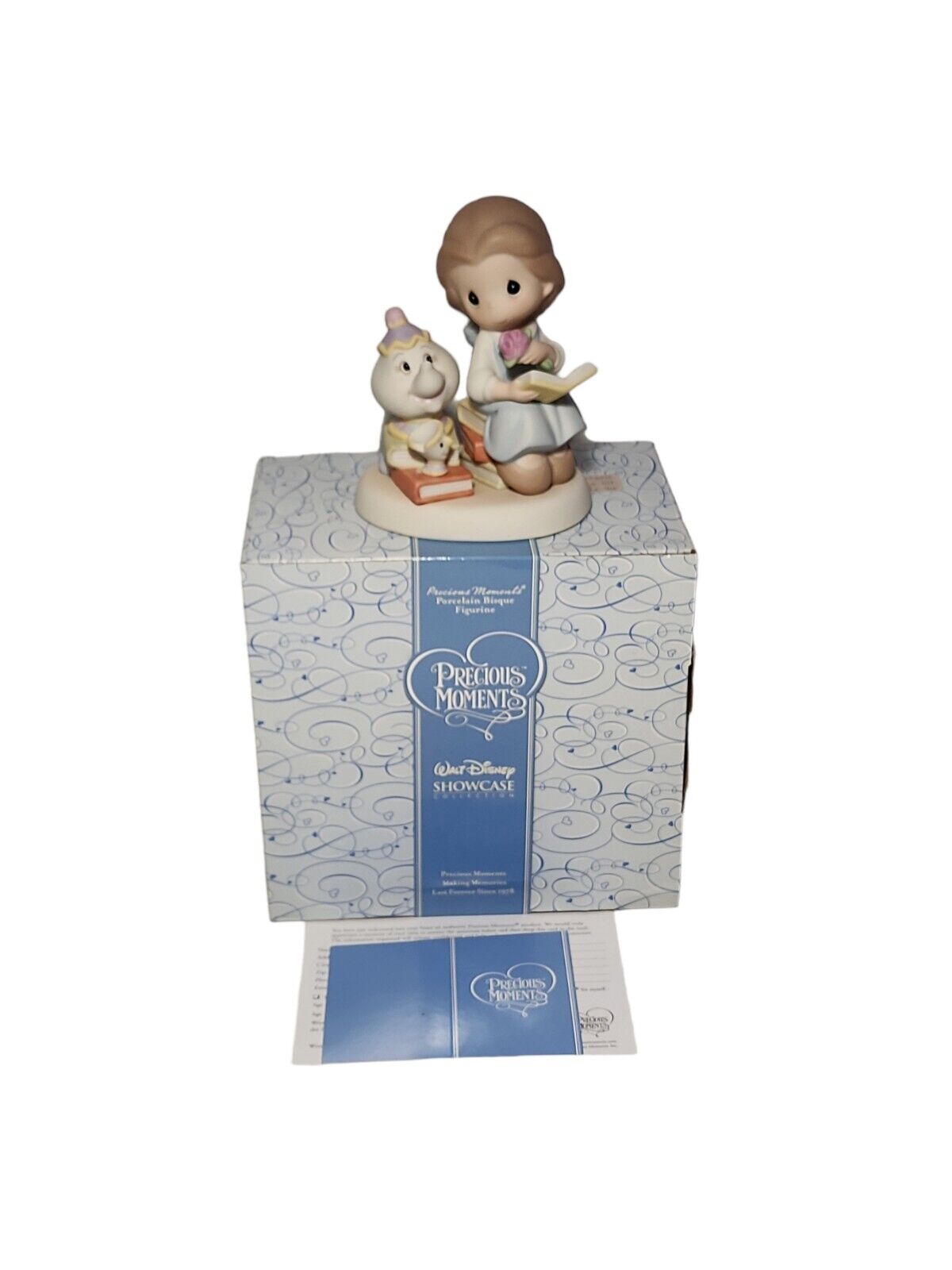 Precious Moments Disney Belle Figurine Beauty and Beast Follow Your Heart in Box