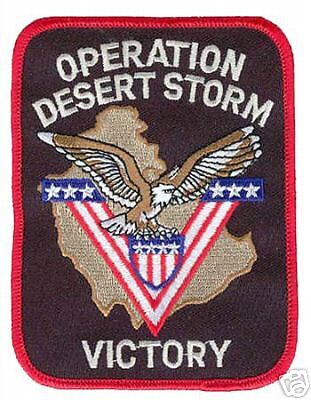 OPERATION DESERT STORM VICTORY MILITARY WAR    PATCH