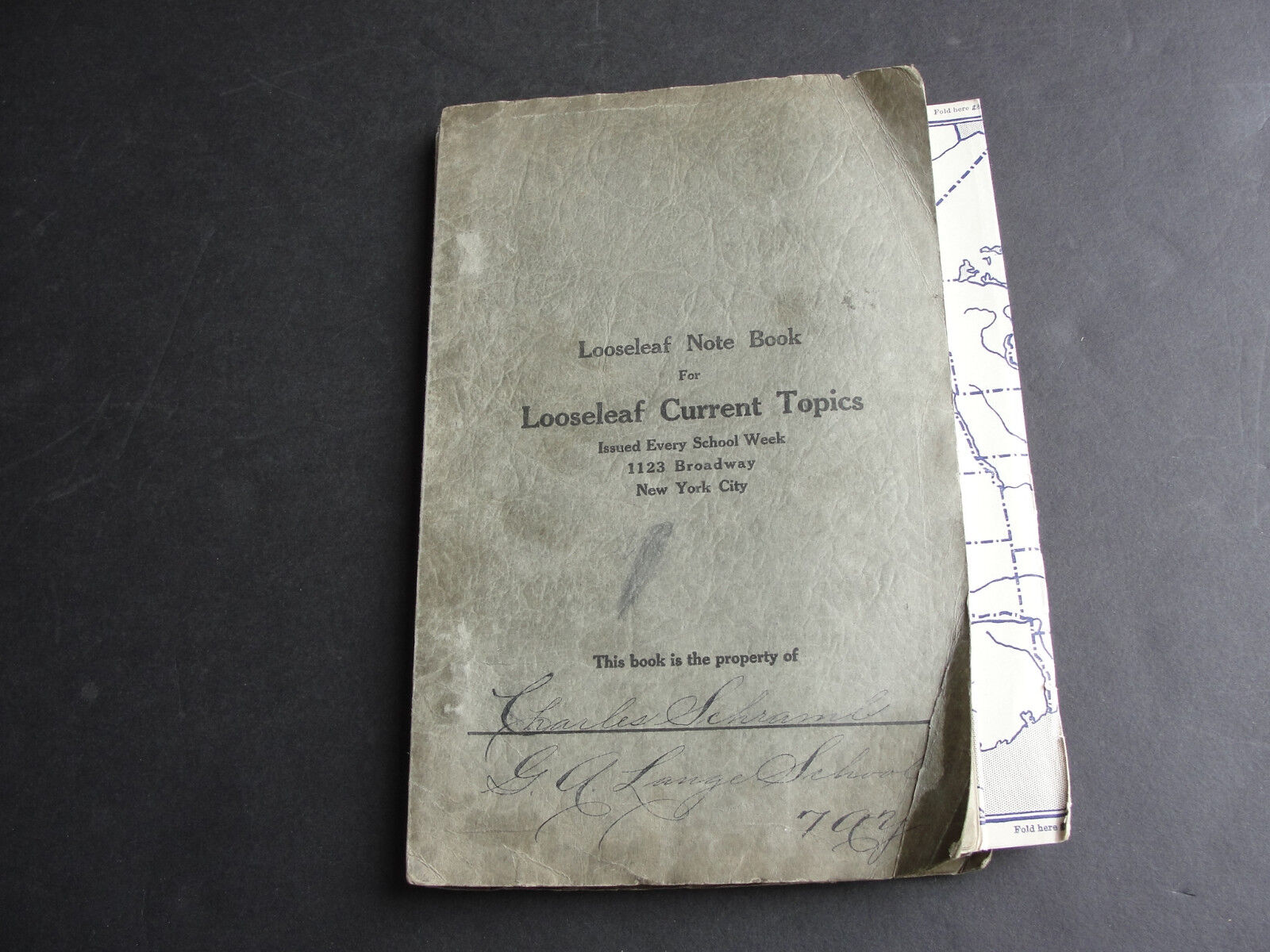 1927-1928 School Periodical, Looseleaf Current Topics Schoolroom Booklet.RARE  
