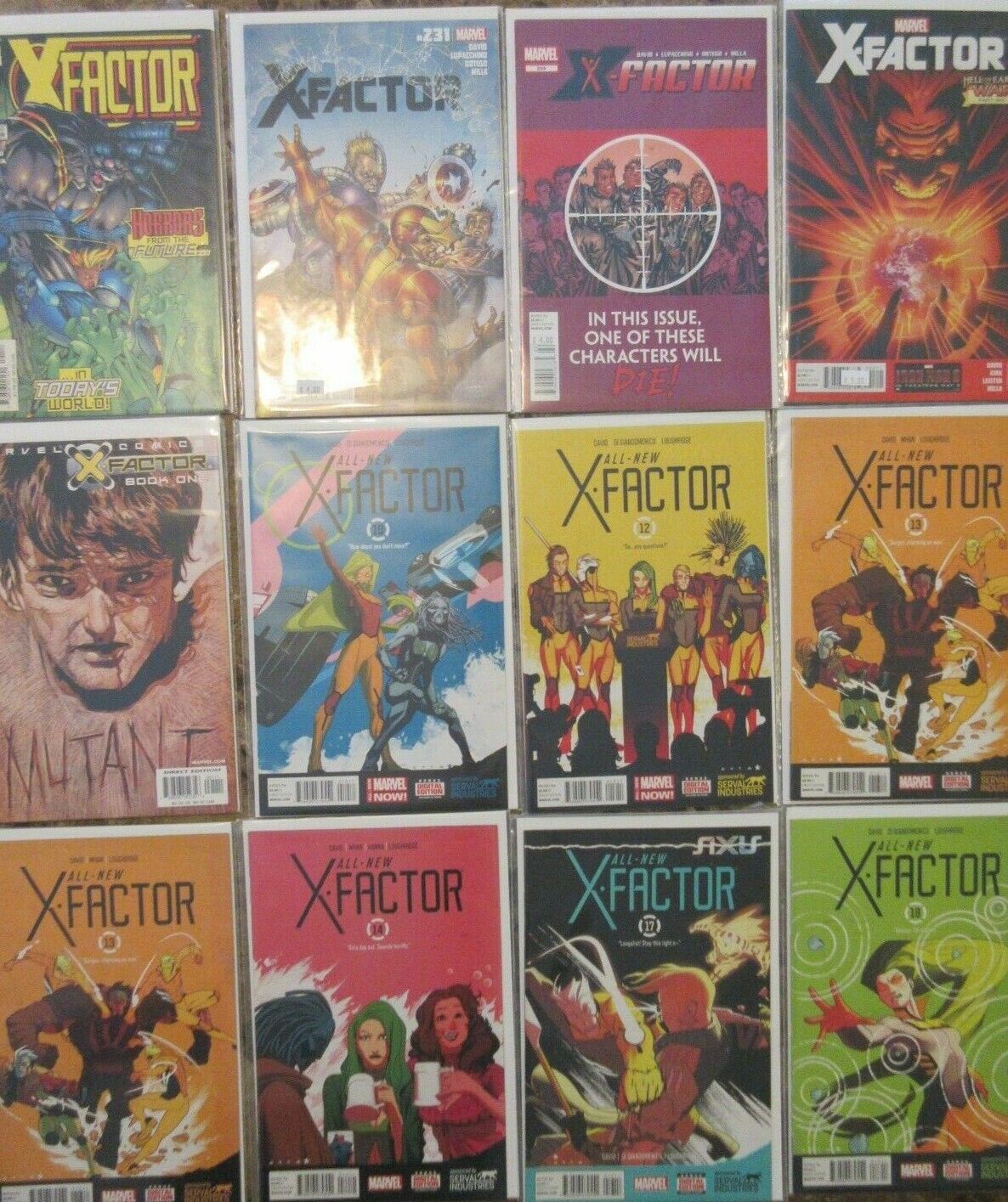 Lot of (12) X-Factor / All-New X-Factor Marvel Comic Lot