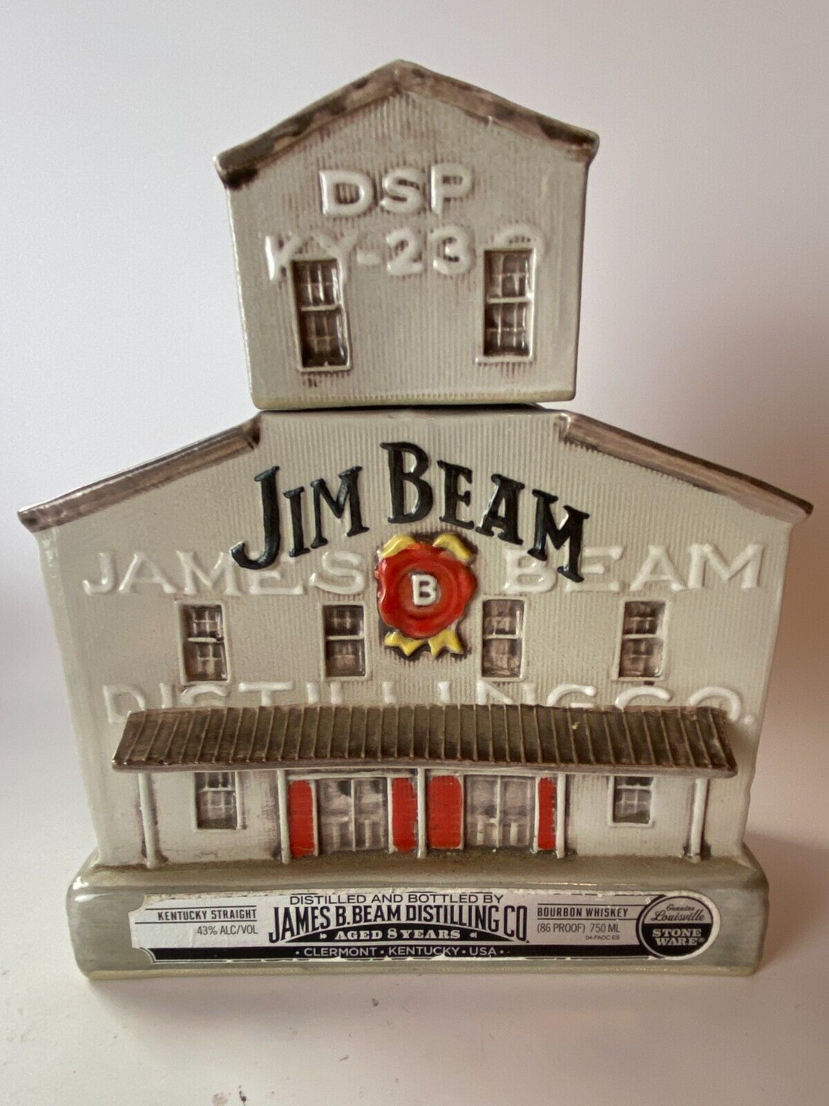 Jim Beam 2012 American Stillhouse Decanter DSP KY-23 Stoneware 750ml