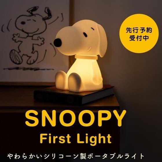 Mr Maria × SNOOPY First Light Snoopy Silicone Portable Light 610g JAPAN NEW