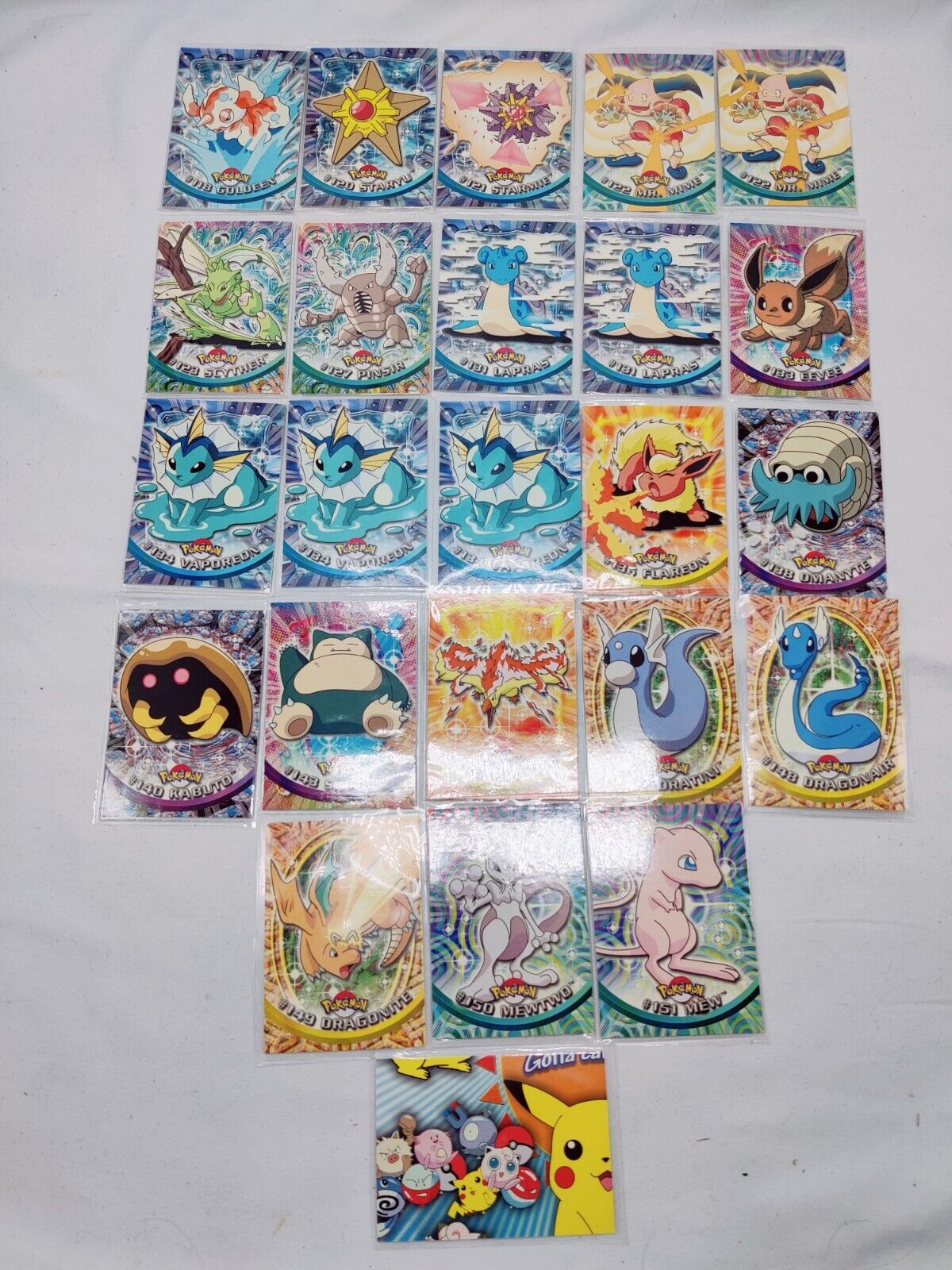 Pokémon Topps Series 3 Lot Card Mixed Set 55 Blue Logo Pack Fresh