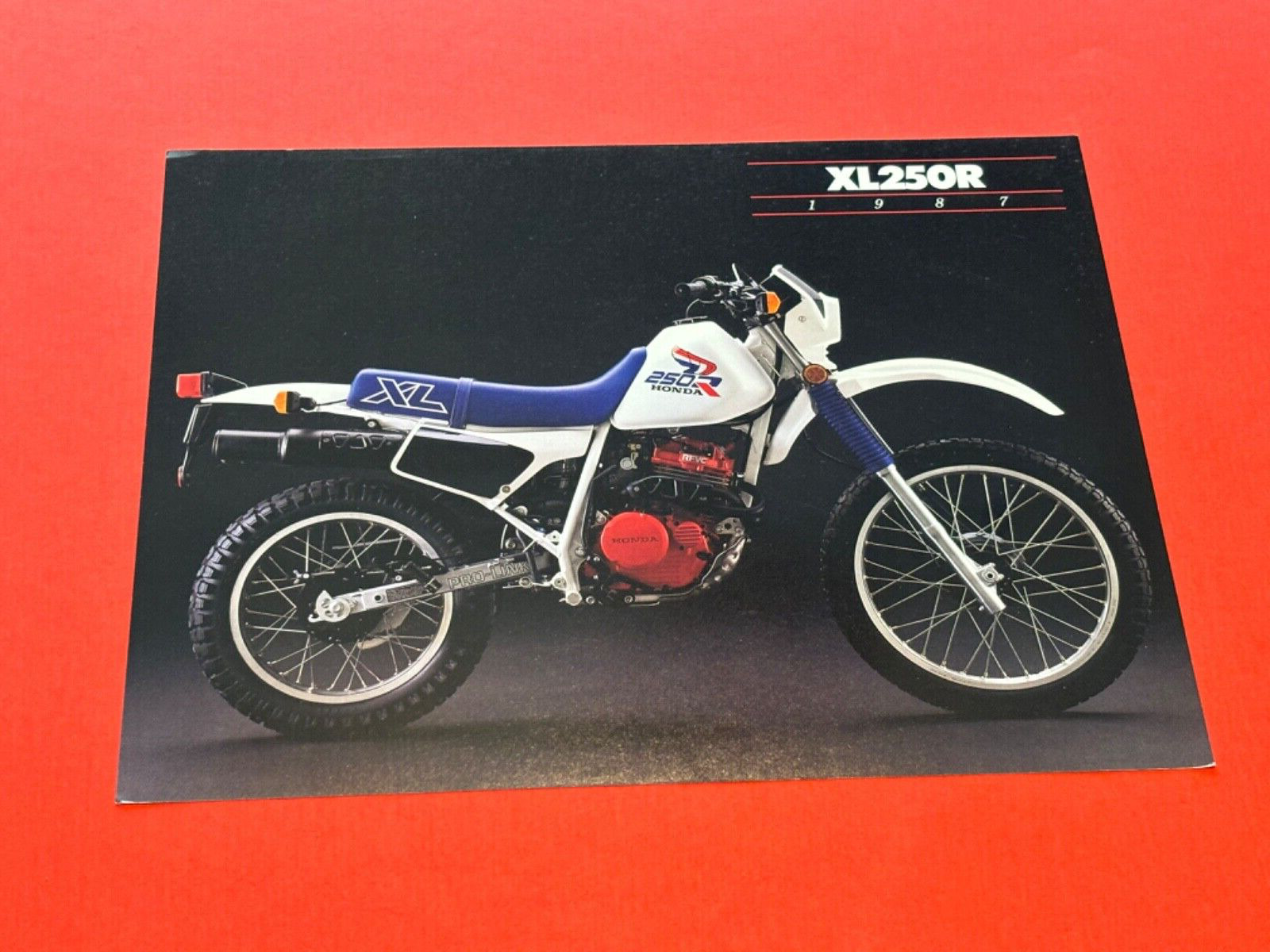 Original 1987 Honda XL250R  Dealer Sales Brochure