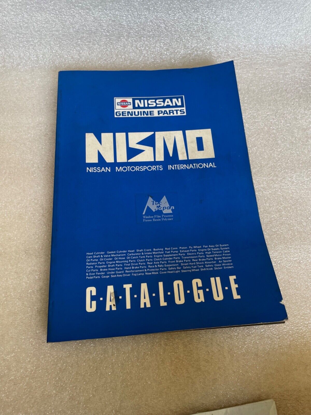 Nismo Old Logo Catalogue 1997 Rare Skyline Silvia 400r R32 S13 S14 Brochure Gtr