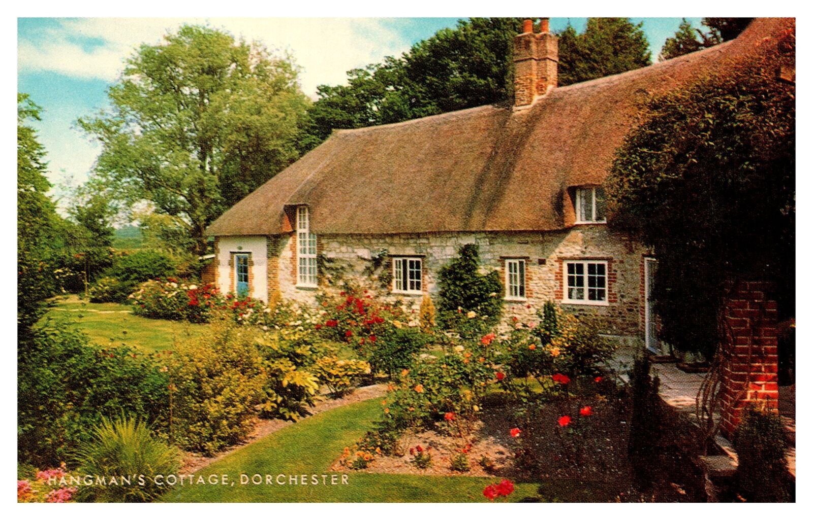Postcard UK ENG Dorset Dorchester - Hangman\'s Cottage