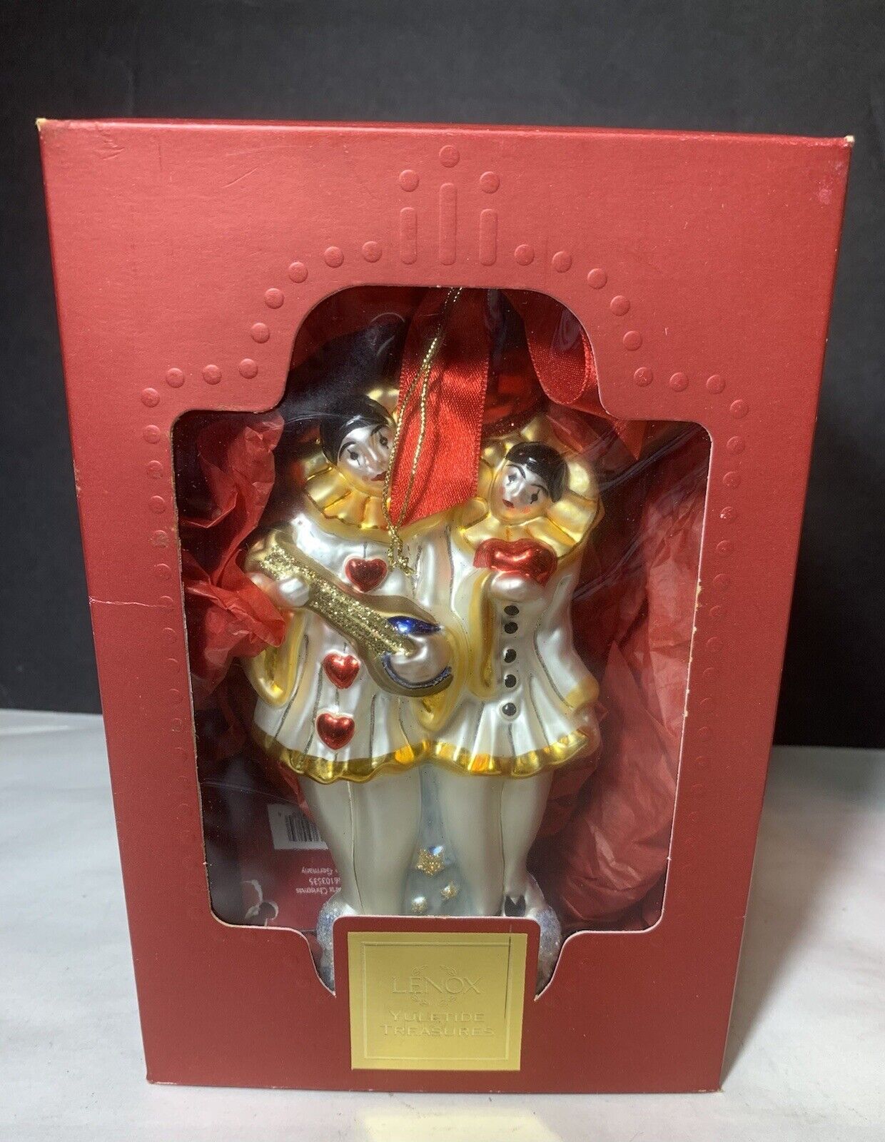 Lenox Yuletide Treasures Special Occasion Ornament 2002 First Christmas Together