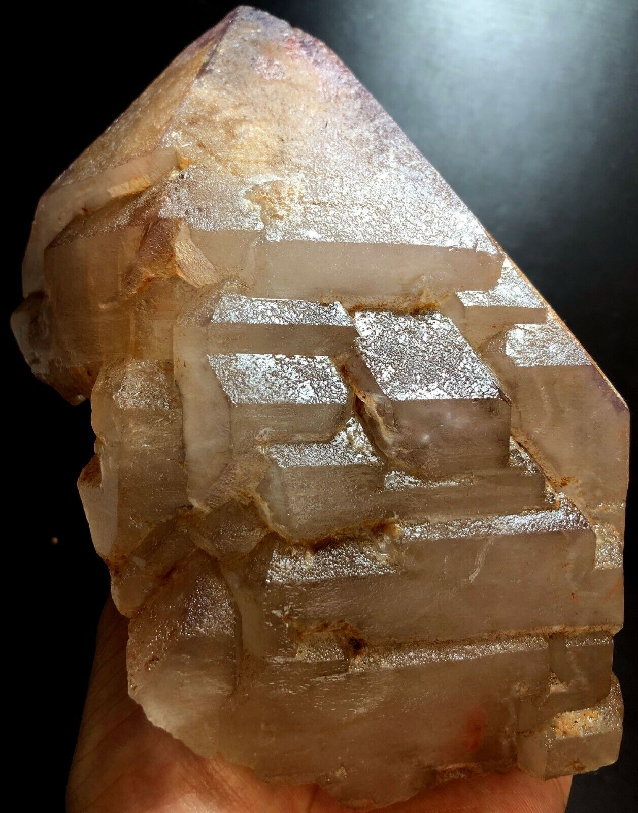 1266g WOW Beautiful Super Seven Skeletal Amethyst Quartz Crystal Specimen R917