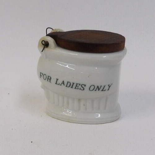 Vintage For Ladies Ashtray - Figural Toilet Ashtray