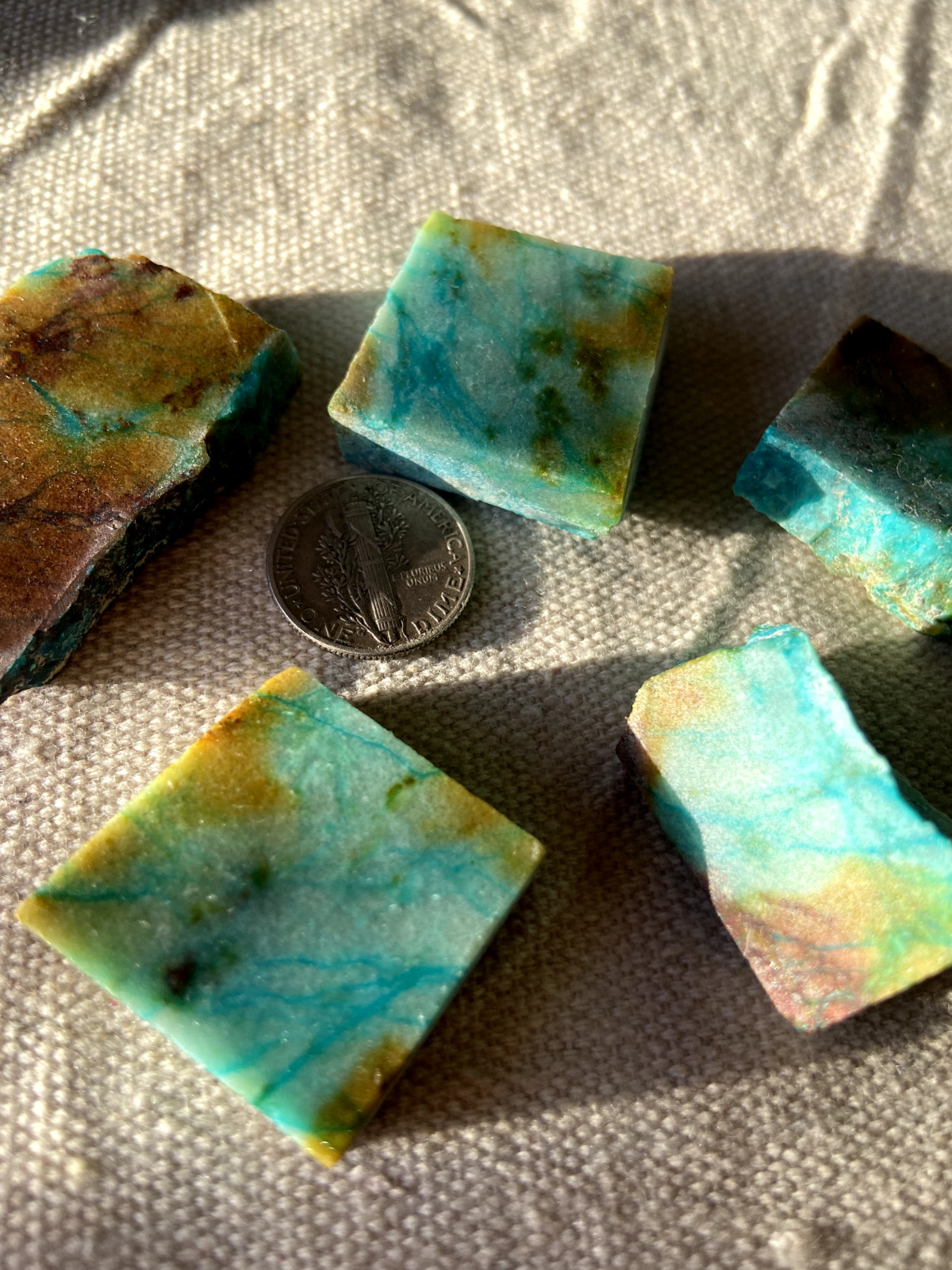 FLASH SALE 80% OFF UNBELIEVABLY Rare fossilized Turquoise parcel *CALIFORNIA