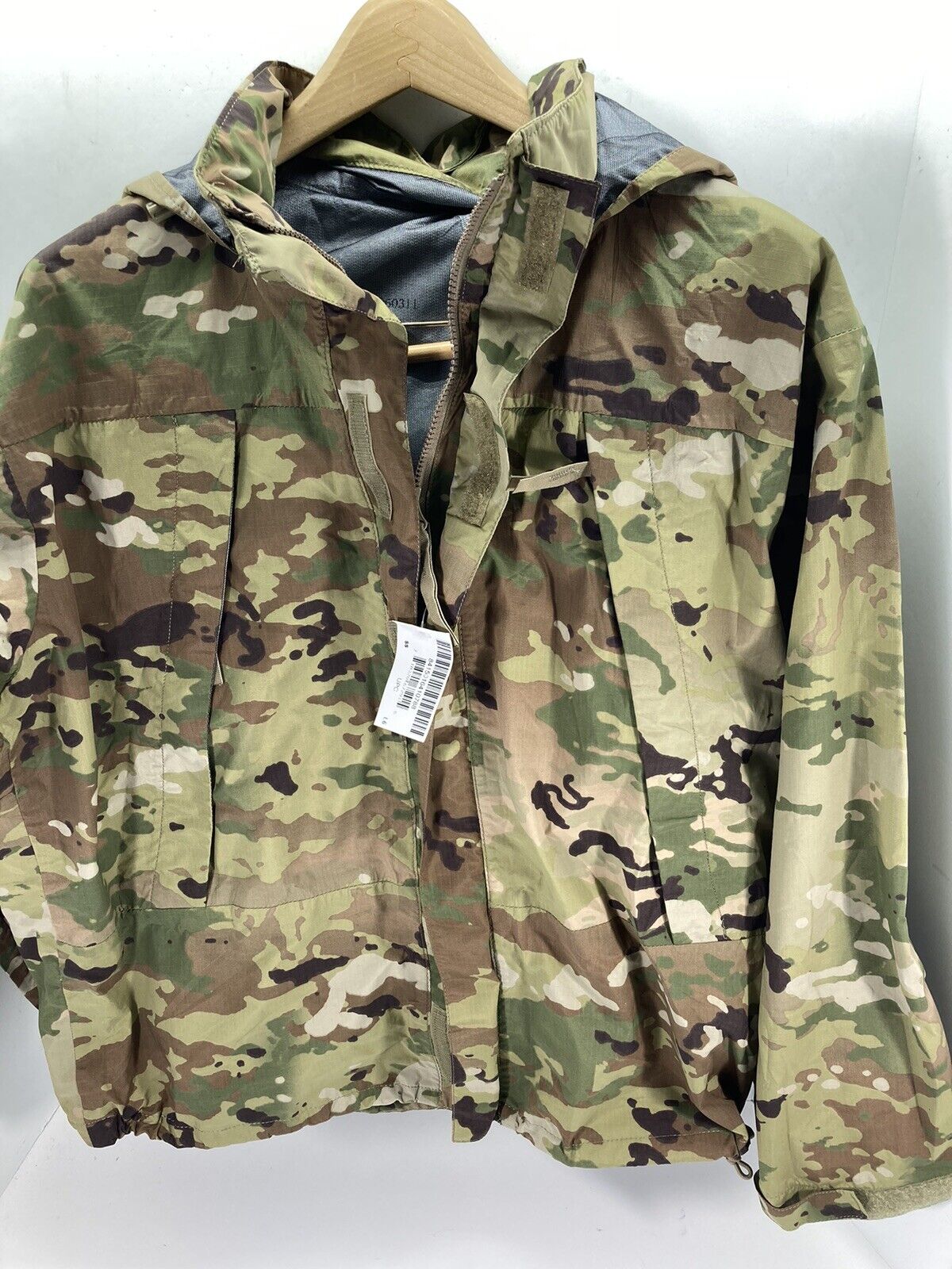 OCP Extreme Cold Wet Weather Jacket Men Small Short Multicam Lvl 6 Full Zip NWT