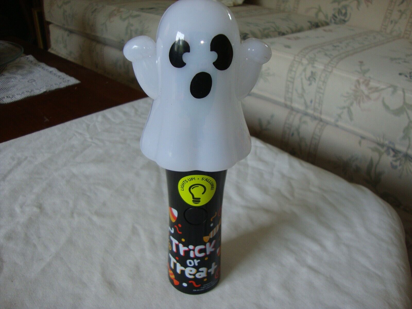 Halloween Ghost Jumbo Light Up Spinner  Flashing Colors by Creatology