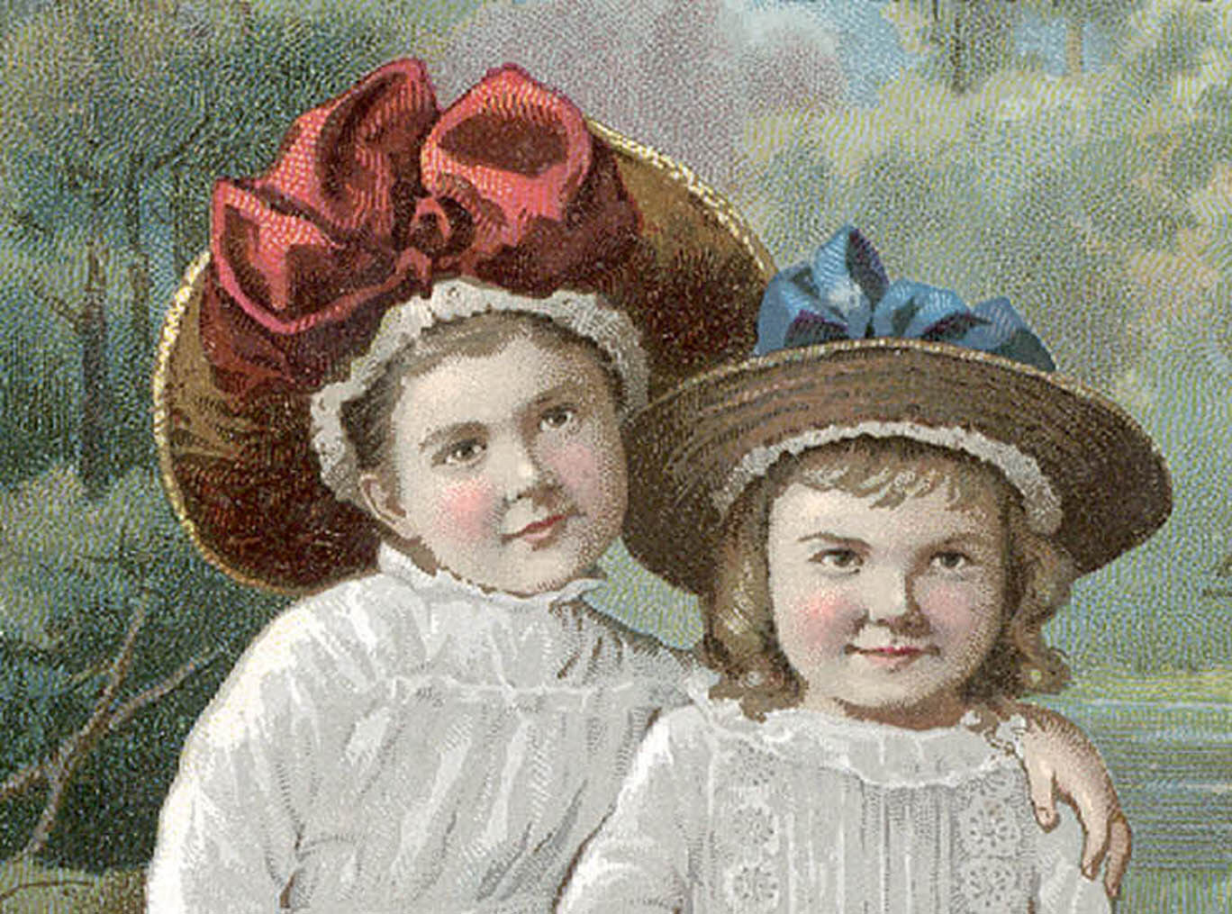 1889 LYDIA PINKHAM\'s PRETTY LITTLE GRANDCHILDREN TRADE CARD, A \