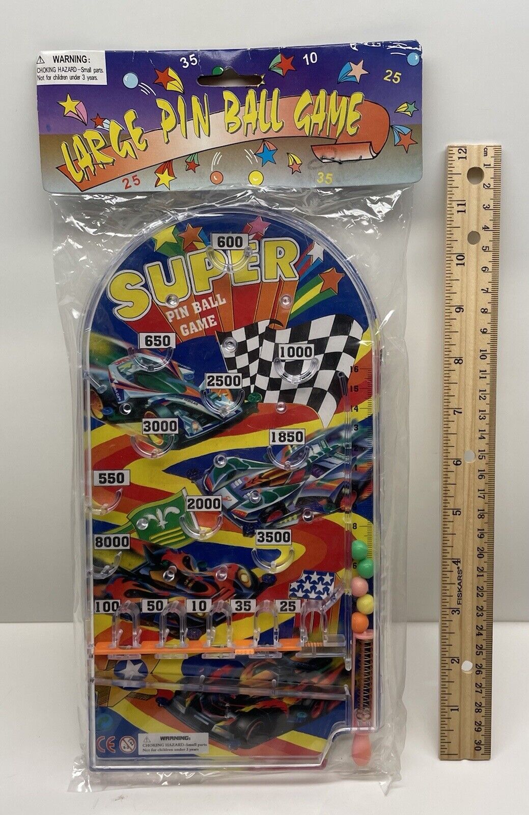 Lido Pin Ball Game (Knock Off) Lucky Marble Large Pinball Game￼ Plastic