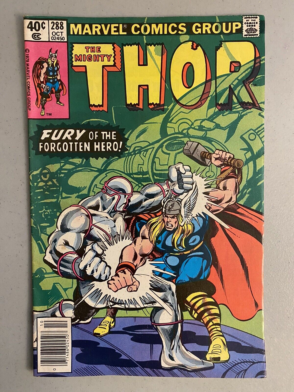 Thor 288, FN 6.0, Marvel Bronze 1979, Keith Pollard, Newsstand One Above All