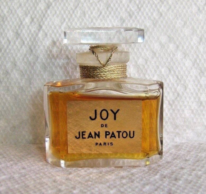 True Vintage JOY De Jean Patou Paris Perfume Bacarrat Crystal France Sz 1.0 oz