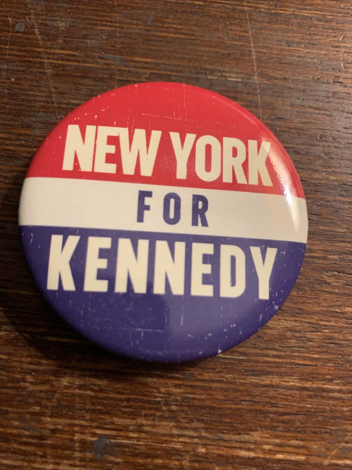 Official 2024 New York For Kennedy Political Campaign Pinback Button