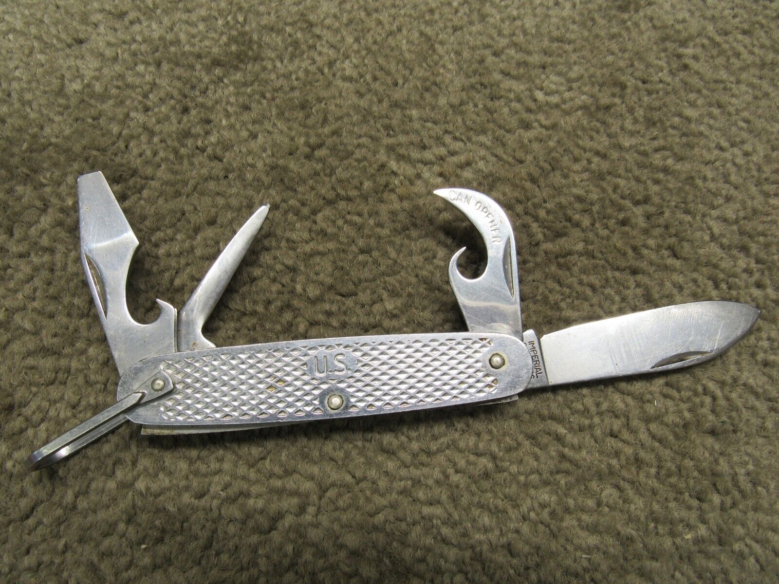 US Imperial Vietnam Era Pocket Knife 4 Blade 1975 Dated