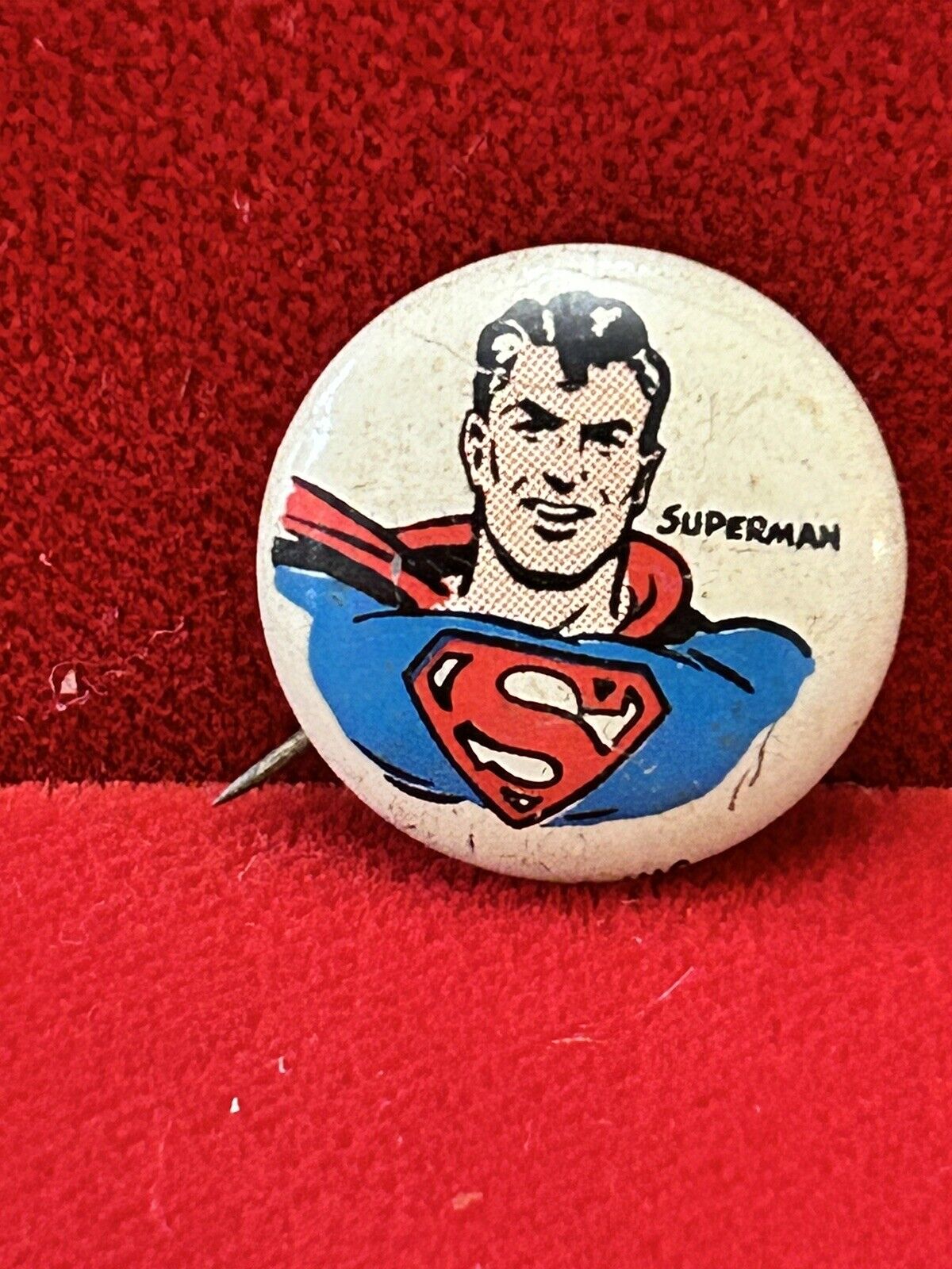 Superman (2) - Vintage Kellogg\'s Pep Pinback Button