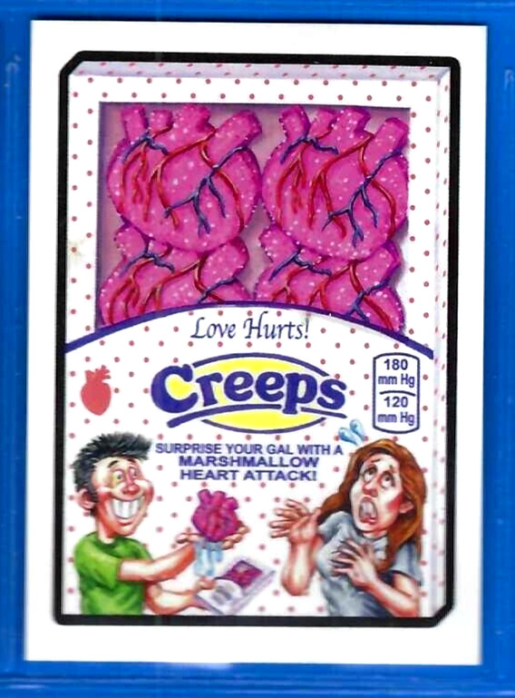 NETWORK SPEWS NO.11 CREEPS  WACKY PACKAGES TOPPS 2017