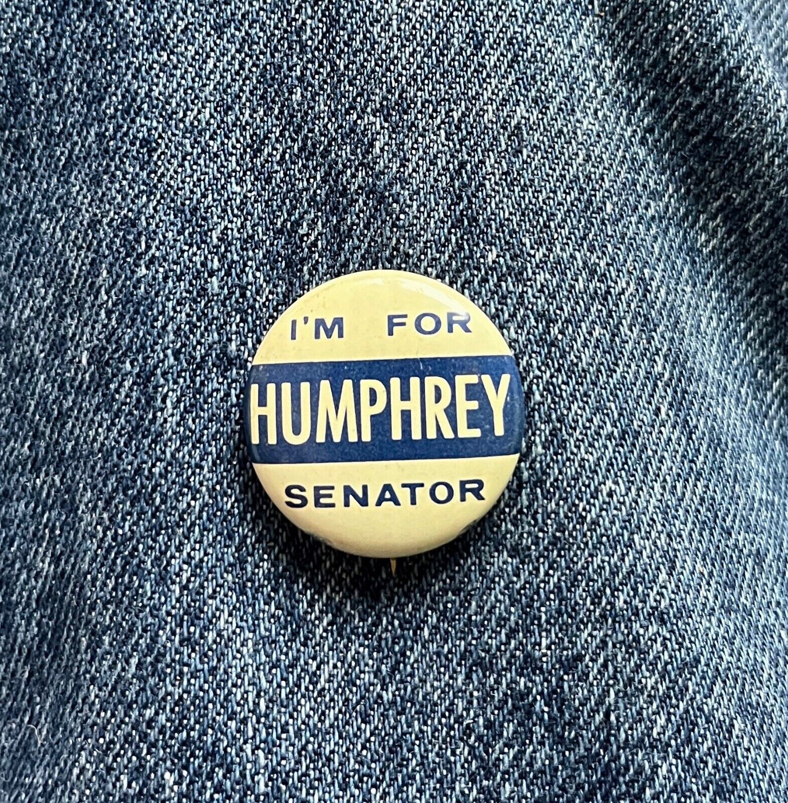 1950\'s I\'m For  Hubert Humphrey For US Senate Minnesota 1\