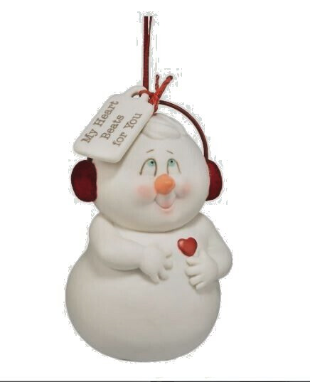 Dept 56 - Snowpinions - My Heart Beats For You - Hanging Ornament - 403940