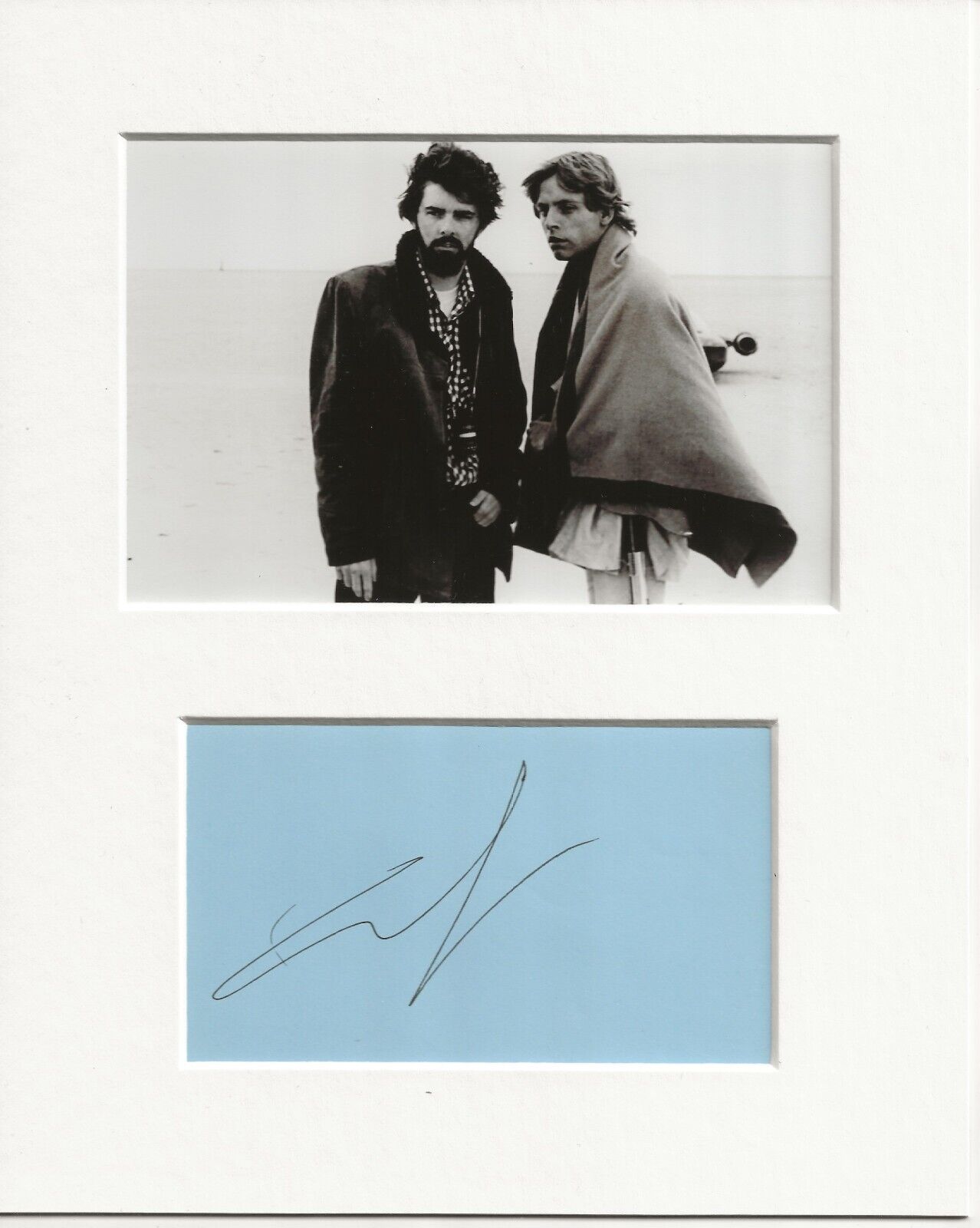 George Lucas star wars signed genuine authentic autograph signature AFTAL COA