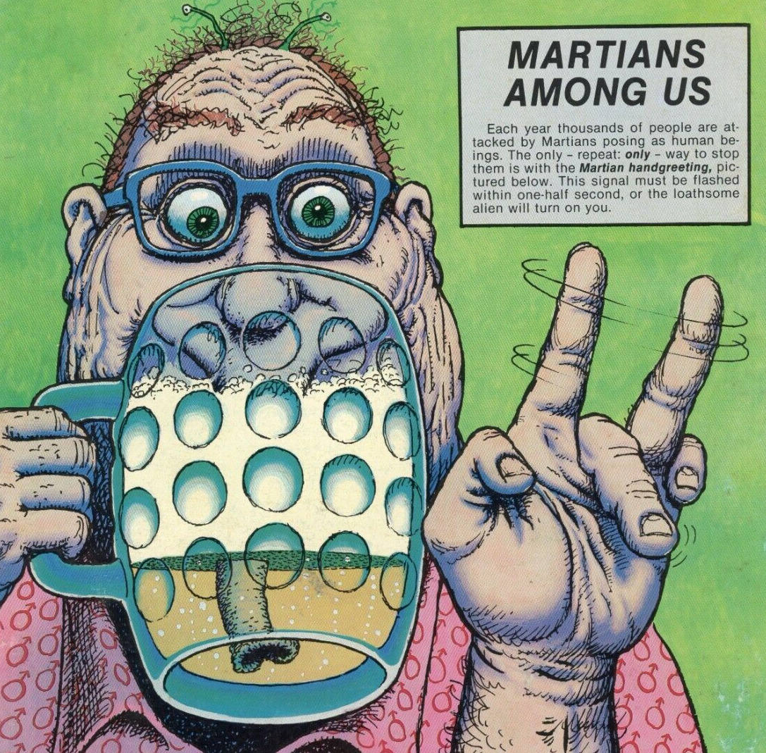 Vintage Rip Off No 18 Underground Comic Book Martians Among Us Shelton 1988