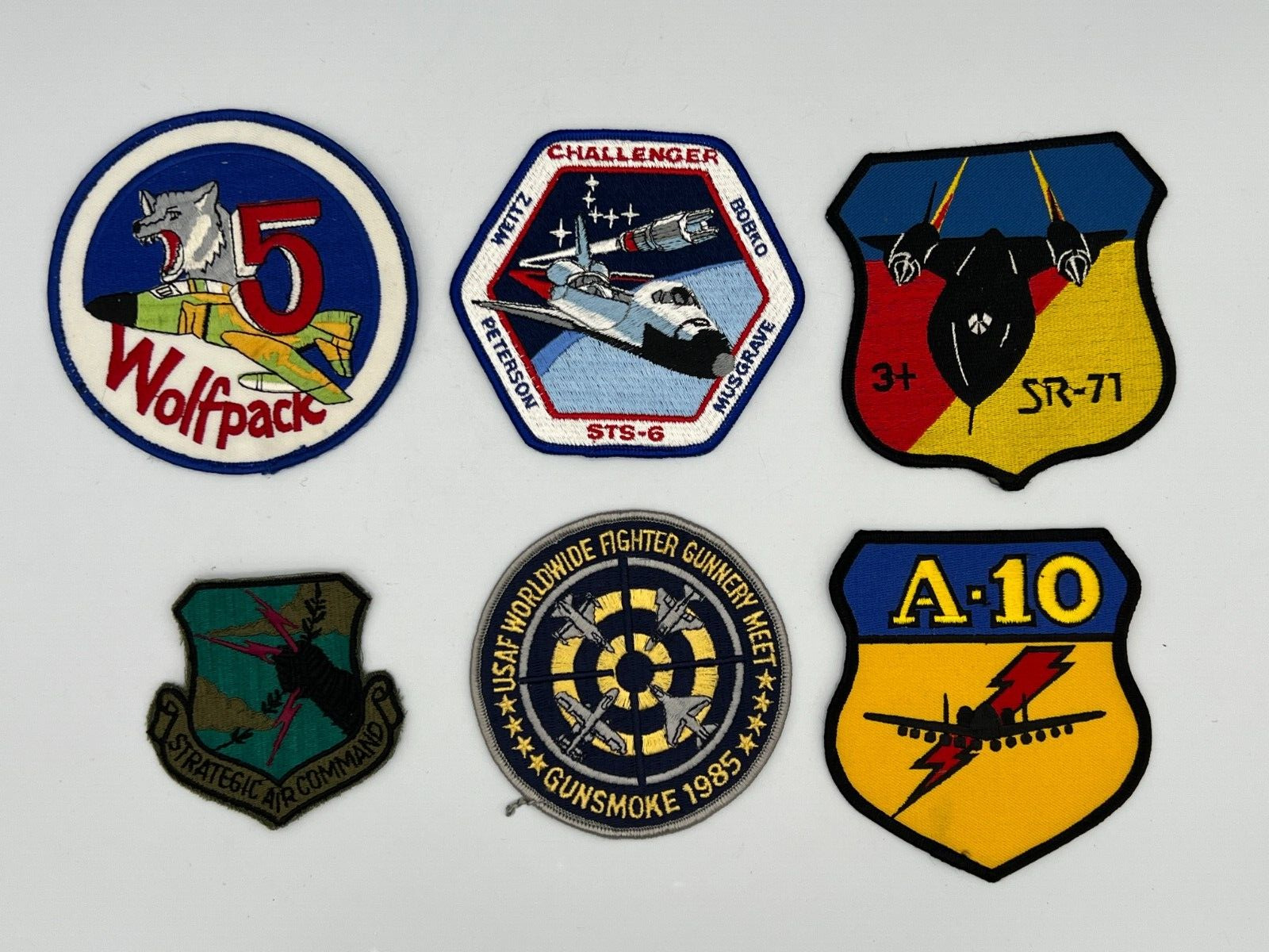 Lot of 6 Military Patches