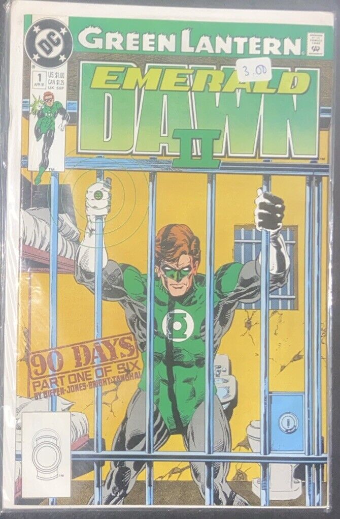 DC: GREEN LANTERN- EMERALD DAWN II #1 apr (1991) 90 DAYS: PART 1 OF 6