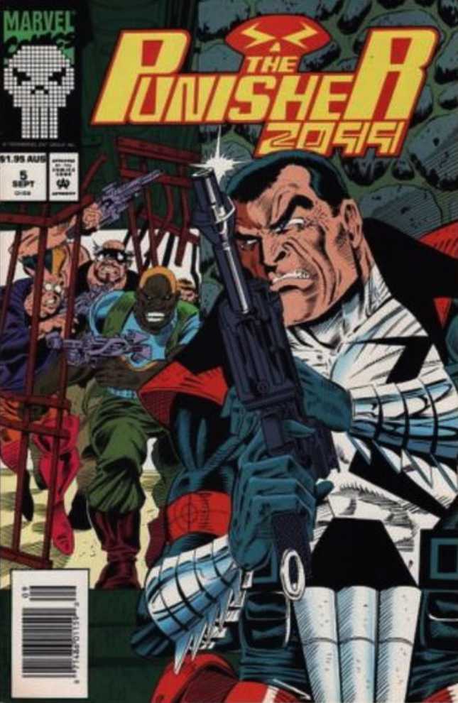 Punisher 2099 #5 Newsstand Cover (1993-1995) Marvel