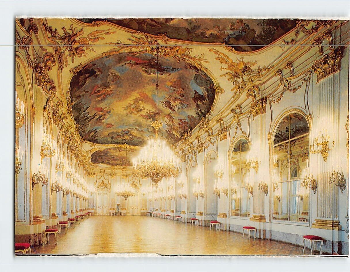 Postcard Great Gallery Schoenbrunn Palace Vienna Austria