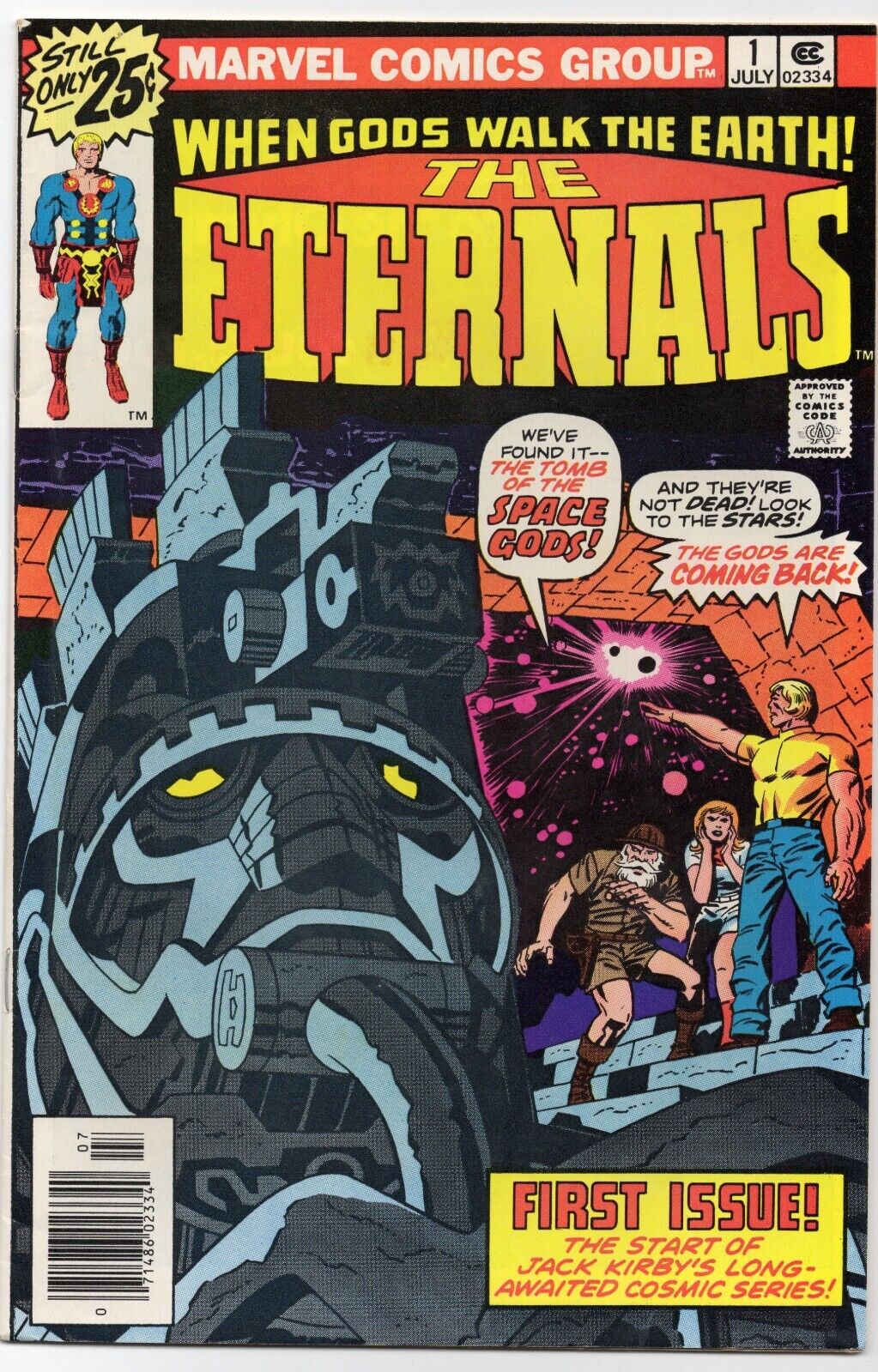 THE ETERNALS #1-19 + Annual - MARVEL Comics (1976) JACK KIRBY- FULL COMPLETE RUN