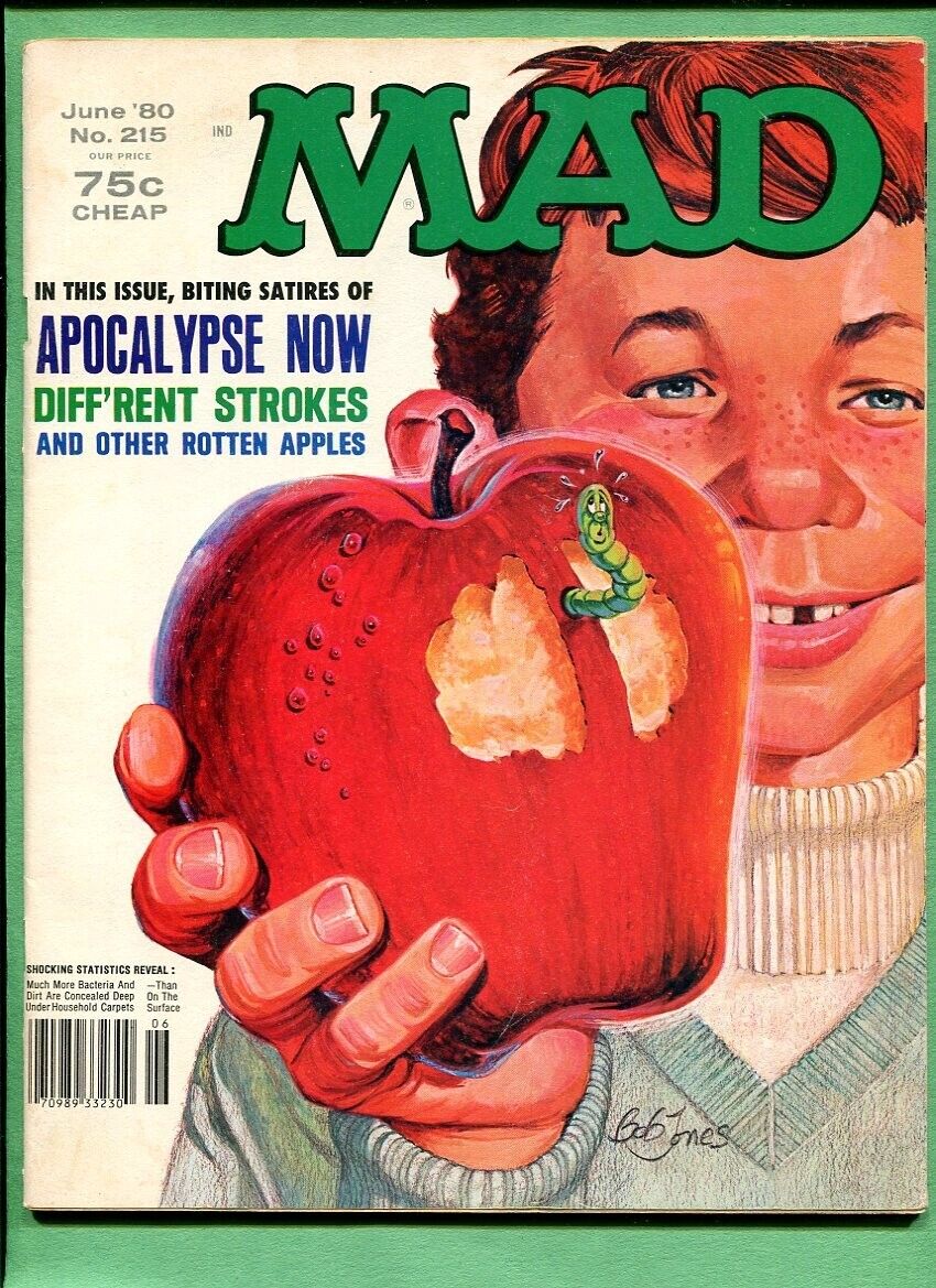 Mad Magazine #215 E.C. Pub. June 1980 Apocalypse Now Diff\'rent Strokes Parodies