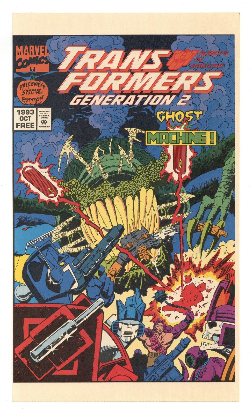 Transformers Generation 2 Halloween Special #1 FN 6.0 1993