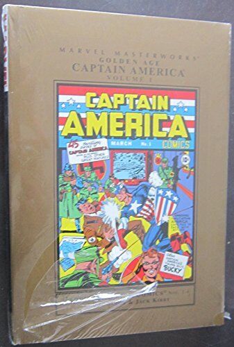 MARVEL MASTERWORKS GOLDEN AGE CAPTAIN AMERICA COMICS 1 By Joe Simon - Hardcover