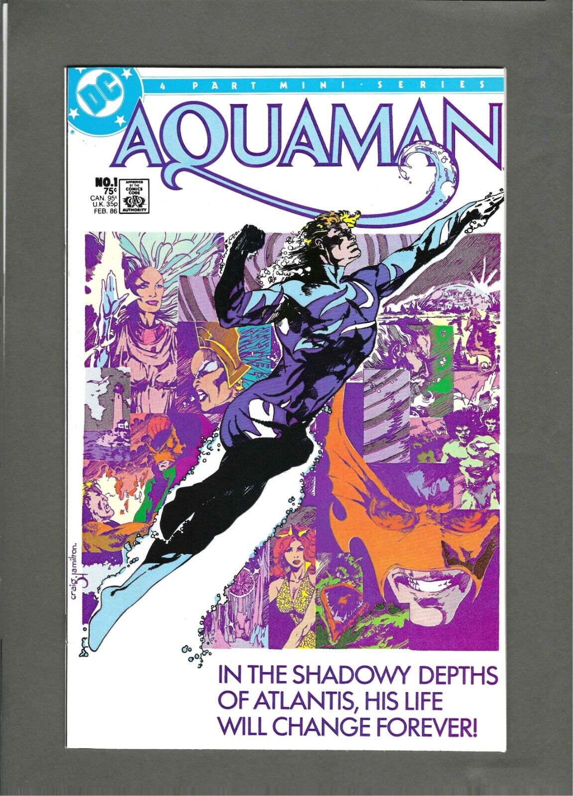 Aquaman #1: Dry Cleaned: Pressed: Scanned: Bagged: Boarded: NM/MT 9.8
