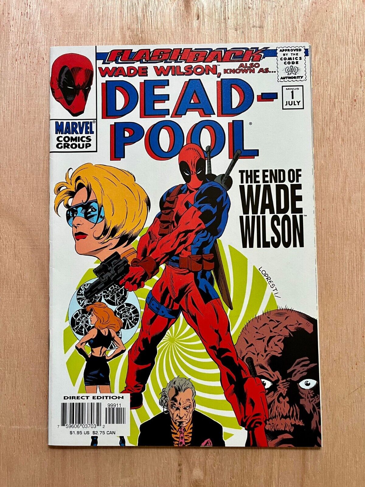 Deadpool Flashback # 1 Minus One NM 1997 Marvel Comics End Of Wade Wilson
