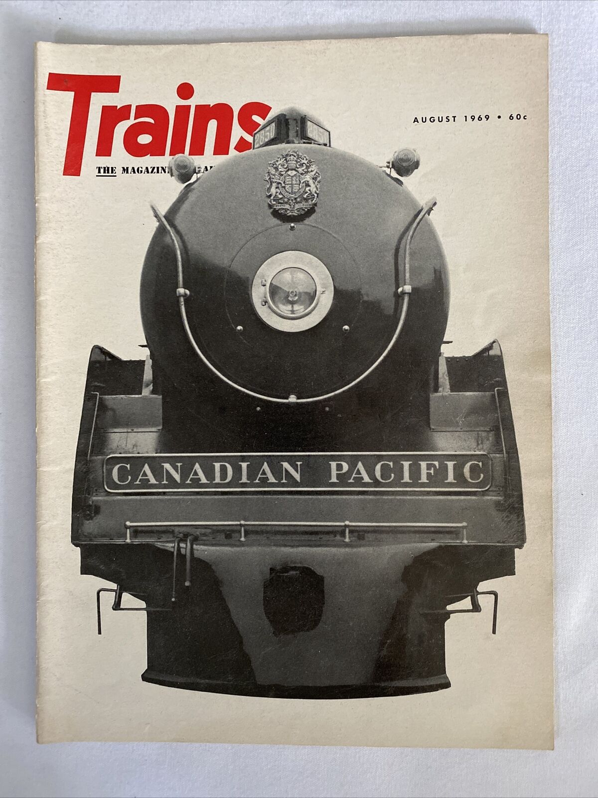 1969 August Trains Magazine Steam Retreats Across Europe Popular (MH626)
